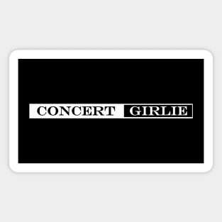 concert girlie Magnet